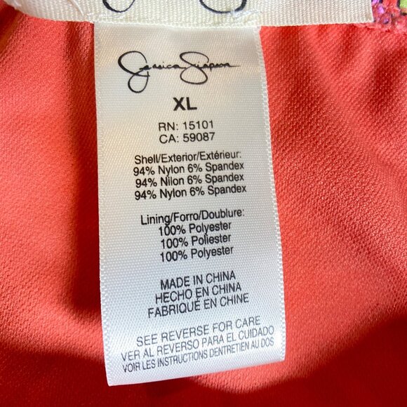 NWT Jessica Simpson Women's Mandarin Multi Paisley Bikini Bottoms, Size XL - Picture 4 of 7